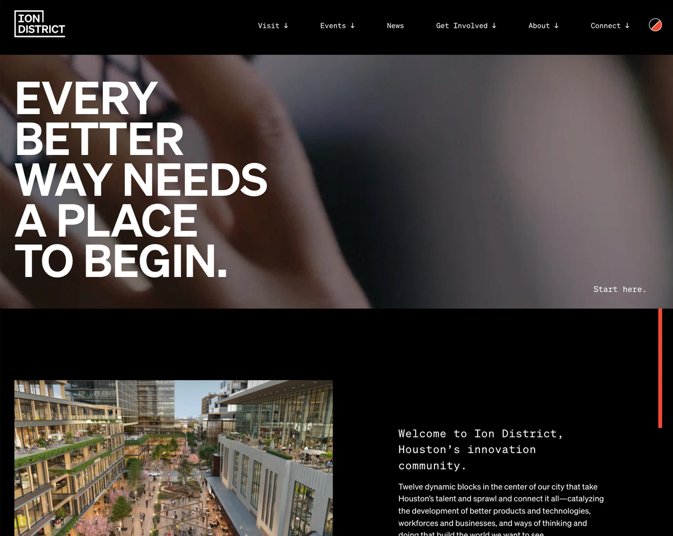 Ion district website